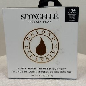 NEW Spongelle Body Wash Infused Buffer - Freesia Pear - 14+ washes